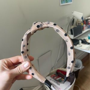 Polka dot headband